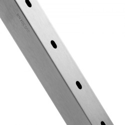 Vaakareikäinen kaapeli kaidetolppa ruostumaton teräs 107 7 cm 5 1 5 1 cm hopea