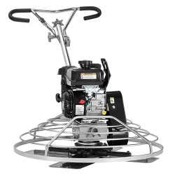Käveltävä betonin tasoituskone 38 tuuman kelluntalevy 6 hevosvoiman bensiinimoottori teräslaikka