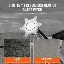 Käveltävä betonin tasoituskone 38 tuuman kelluntalevy 6 hevosvoiman bensiinimoottori teräslaikka