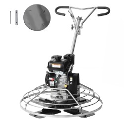 Käveltävä betonin tasoituskone 38 tuuman kelluntalevy 6 hevosvoiman bensiinimoottori teräslaikka