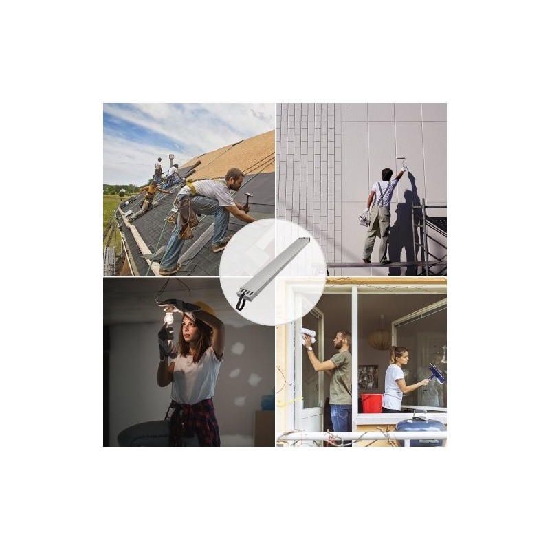 Alumiininen teleskooppitaso 2,62–4,415 m 200 kg 325 mm leveä