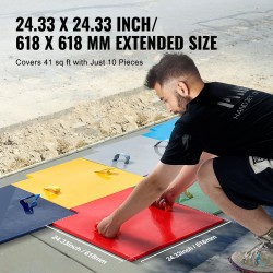 Betonileimasinmatto polyuretaani 618 mm 7 kappaleen setti liuskekivitekstuurilla betonipinnoille