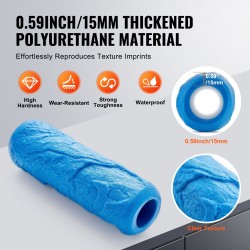 Polyuretaaninen betonirulla 217 mm ja 71 mm kivilaattakuviointiin