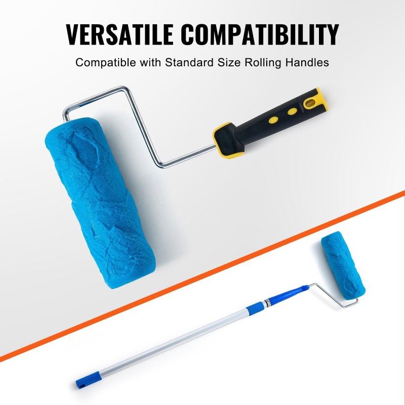 Polyuretaaninen betonirulla 217 mm ja 71 mm kivilaattakuviointiin