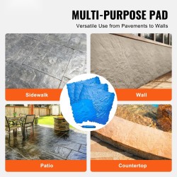 Betonin leimausmatot polyuretaani liuskekivi 900x900 mm ja 500x500 mm 4 kpl