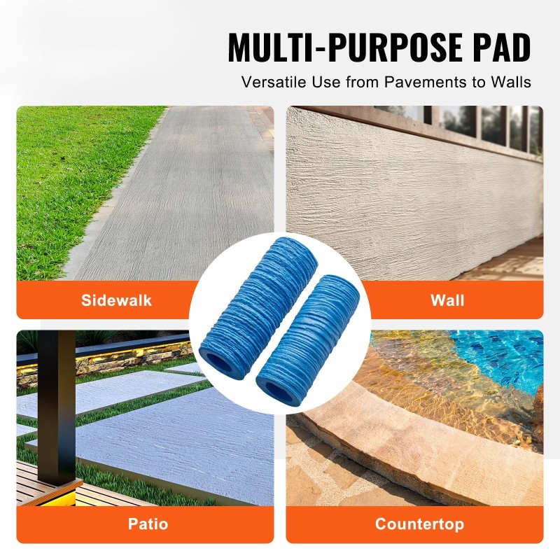 Betonipinnan kuviorulla polyuretaani 195 mm ja 173 mm 2 kpl