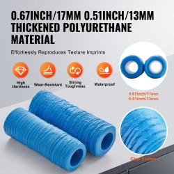 Betonipinnan kuviorulla polyuretaani 195 mm ja 173 mm 2 kpl