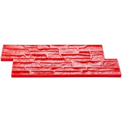 Betonipainantamatto polyuretaani 740×330×24 mm liuskekivikuviolla lattioille terasseille