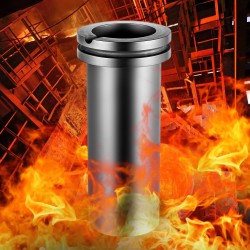 Grafiittisulatusastia 3 kg 99,9 prosenttinen grafiitti 1300 asteen kaatonokka kullan sulatukseen