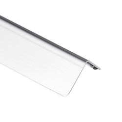 Seinän kulmasuoja SUS304 harjattu 25x25x1217 mm 10 kpl 3M-tarra