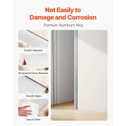 Alumiiniseos seinän kulmasuoja L-mallinen 90 asteen 50x50x1217mm 12 kpl 3M-teippi