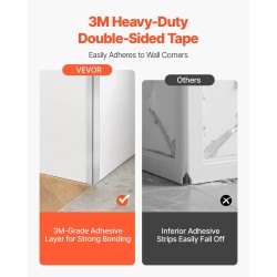 Seinän kulmasuojat 304-ruostumatonta terästä 38x38x1217 mm 10 kpl 90 asteen kulma