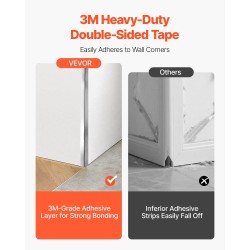 Seinän kulmasuojat 304-ruostumatonta terästä 50 x 50 x 1217 mm 10 kpl