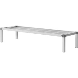 Alumiininen dunnage-hylly 1524x508x305 mm 454 kg kantavuus täysin hitsattu