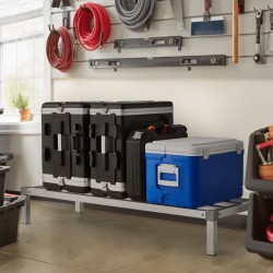 Alumiininen hitsattu dunnage-hylly 1219 x 508 mm 203 mm 454 kg kantavuus