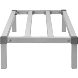 Alumiininen hitsattu dunnage-hylly 1219 x 508 mm 203 mm 454 kg kantavuus