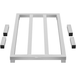 Lattiateline kokonaan hitsattu alumiinirunko 36x20x8 tuumaa 817 kg kantavuus