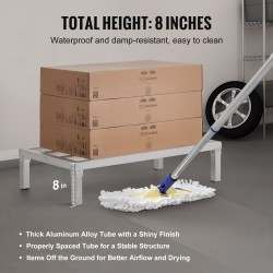 Lattiateline kokonaan hitsattu alumiinirunko 36x20x8 tuumaa 817 kg kantavuus