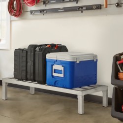 Lattiateline kokonaan hitsattu alumiinirunko 36x20x8 tuumaa 817 kg kantavuus