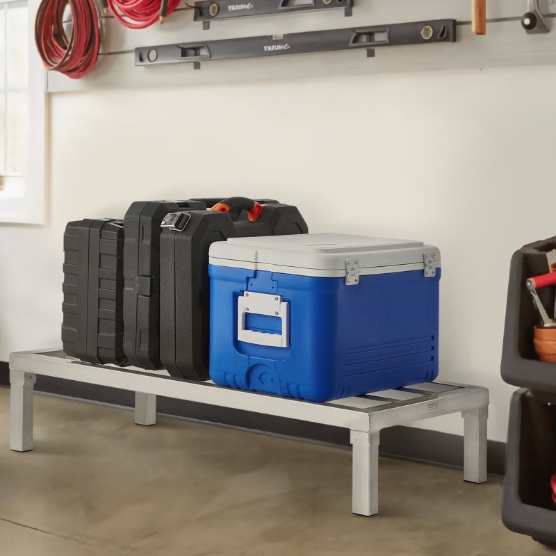 Lattiateline kokonaan hitsattu alumiinirunko 36x20x8 tuumaa 817 kg kantavuus