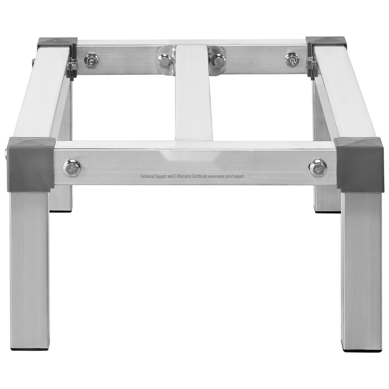 Alumiininen säädettävä lattiateline 24x14x8 tuumaa 454 kg kantavuus