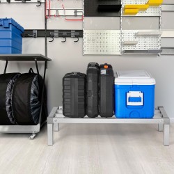 Alumiininen lattiateline 914x508x203 mm 454 kg kantavuus keittiöihin