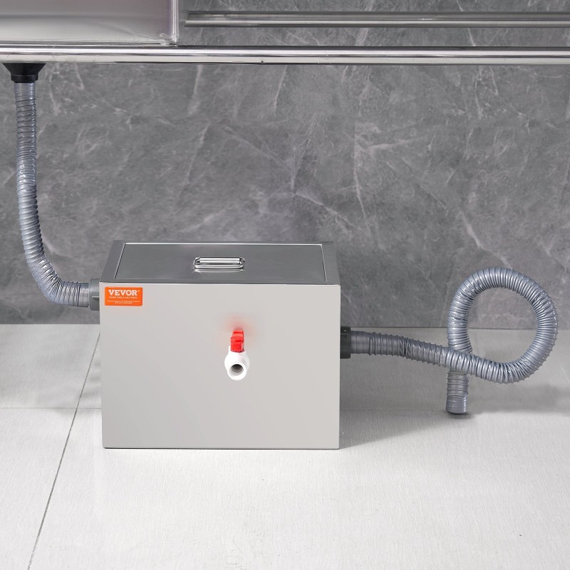 Rasvanerotin 201-ruostumattomasta teräksestä kompaktilla koolla tiskialtaan alle