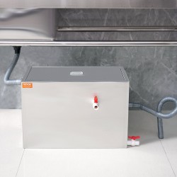 Ruostumaton teräs rasvanerotin keittiöön 600 x 400 x 390 mm