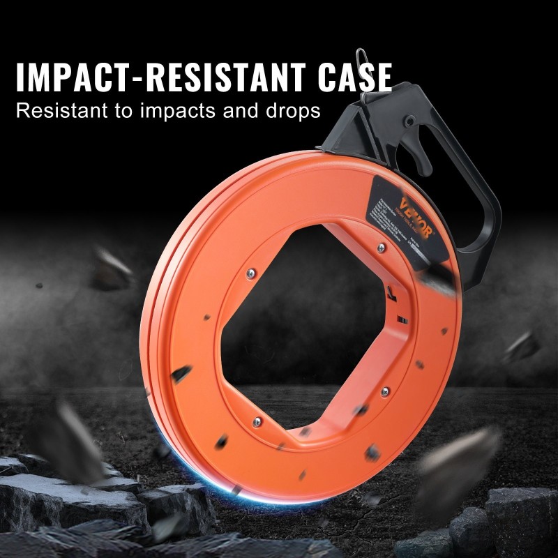 Eristävä vetojousi mangaaniterästä 73,2 m 3 mm sähkökaapeleiden vetoon