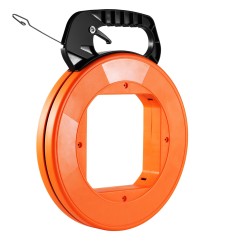 Kalastusnauha korkeamangaaniterästä 36 m 3 1 mm muovikotelo ja puuvillahanskat