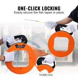 Lasikuituinen kalastusnauha 60,96 m 4,7 mm eristävä sähkötöihin kestävä muovikotelo