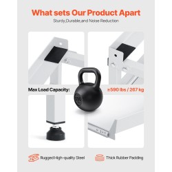 Pesukoneen ja kuivaajan jalusta hiiliteräs kantavuus kaksisataakuusikymmentäseitsemän kilogrammaa kaksitasoinen neljä