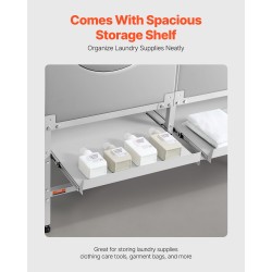 Pesukoneen ja kuivaajan jalusta hiiliteräs kantavuus kaksisataakuusikymmentäseitsemän kilogrammaa kaksitasoinen neljä