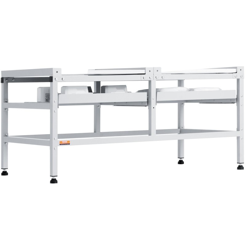 Pesukoneen ja kuivaajan jalusta hiiliteräs kantavuus kaksisataakuusikymmentäseitsemän kilogrammaa kaksitasoinen neljä