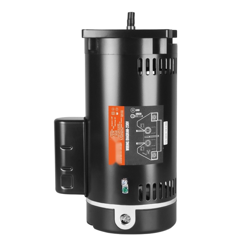 Allaspumppumoottori 2 hv 230 V 3450 kierrosta minuutissa 56Y neliölaippa vastapäivään pyörivä