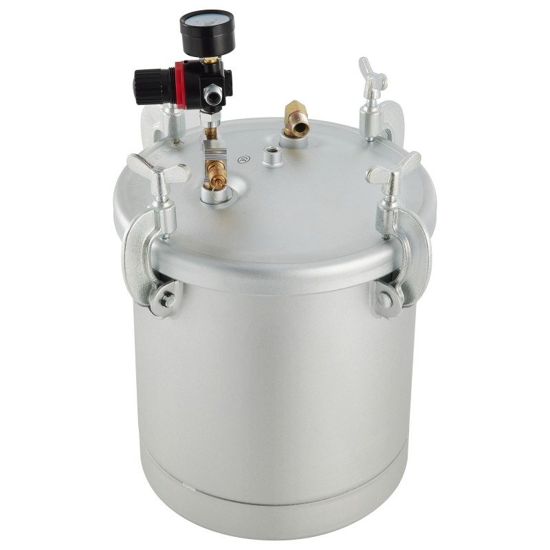 Paineistettu maalisäiliö 10 L hiiliterästä ruisku ja 3 m letkut