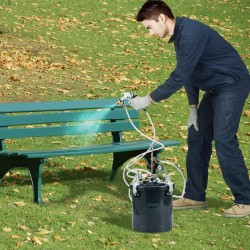 Teräspaineastia 10 l 2 maaliruiskua 1,5 mm ja 4 mm