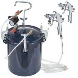 Teräspaineastia 10 l 2 maaliruiskua 1,5 mm ja 4 mm
