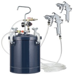Teräspaineastia 10 l 2 maaliruiskua 1,5 mm ja 4 mm