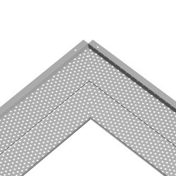 Alumiiniset ränninsuojalevyt 152 mm leveys 52 kappaletta 63,4 m 4 mm reiät