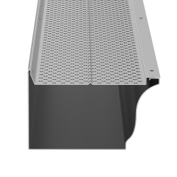 Alumiiniränninsuojat 127 mm leveät paneelit 52 kpl 63,4 m 0,5 mm