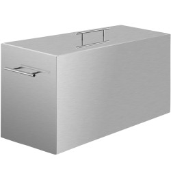 Liesikäyttöinen vesihaudekattila 304 elintarvikelaatuinen ruostumaton teräs 49 l 15 purkkia 2 telinettä