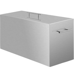 Liesikäyttöinen vesihaudekattila 304 elintarvikelaatuinen ruostumaton teräs 49 l 15 purkkia 2 telinettä