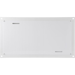 Perustuksen tulvaventtiili sinkkipinnoitettua terästä 406 x 203 mm valkoinen seinäasennukseen