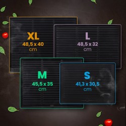 Monikäyttöinen valurautainen grillilevy hiili-, kaasu- ja sähkögrilleihin