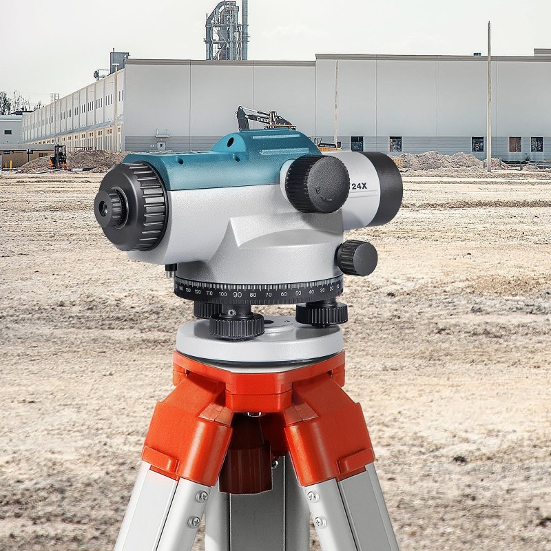 Automaattinen optinen vaaituslaite 24x 40 mm aukko magneettisesti vaimennettu kompensaattori IP54-suojattu