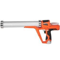 Makkaramallinen sähkökäyttöinen saumauspistooli alumiini PA6 300 ml ja 600 ml patruunoille