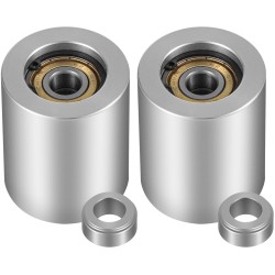 Nauhahiomakoneen anodisoitu alumiinipyöräsarja 2x72 tuumaa 5 3 ja 2 tuumaa