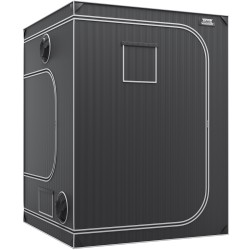 Kasviteltta 150x150x200 cm 22 mm teräsrunko heijastava 2000D sisäpinta tarkkailuikkunalla