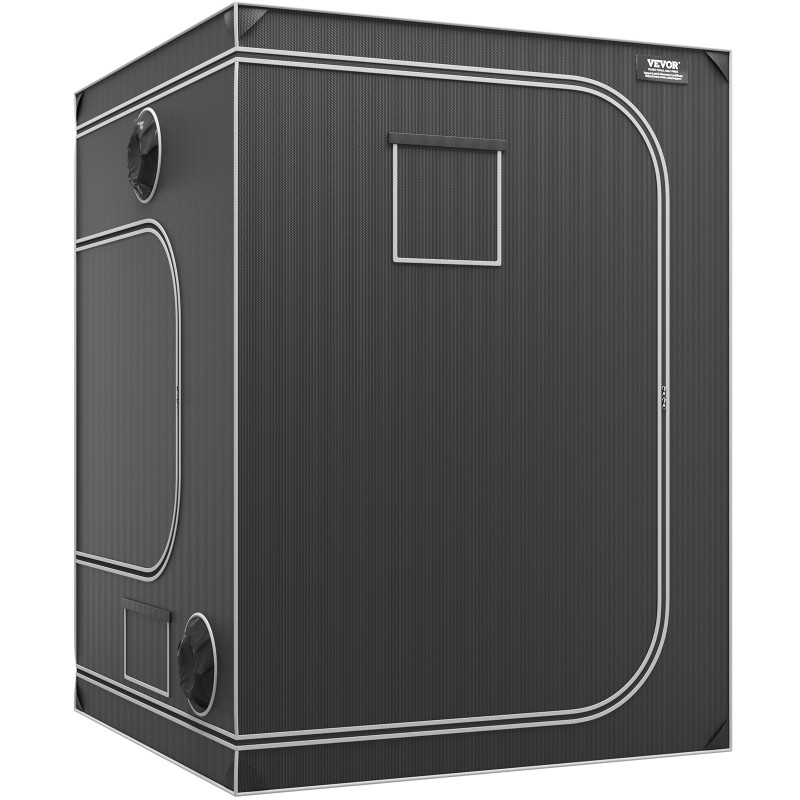 Kasviteltta 150x150x200 cm 22 mm teräsrunko heijastava 2000D sisäpinta tarkkailuikkunalla